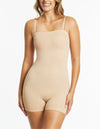 Powerlite Bandeau Bodysuit - Rose Beige