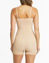 Powerlite Bandeau Bodysuit - Rose Beige