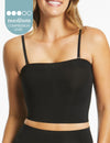 Powerlite Longline Bandeau - Black