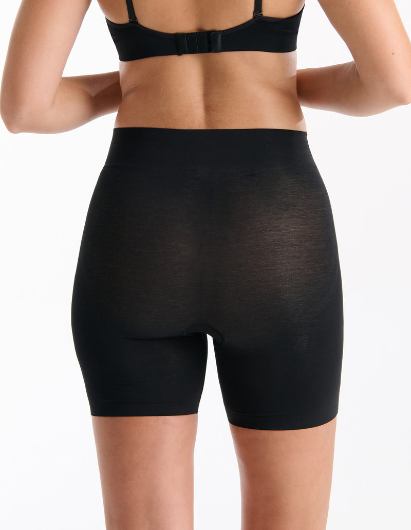 Thinvisible Cotton Waisted Short - Black