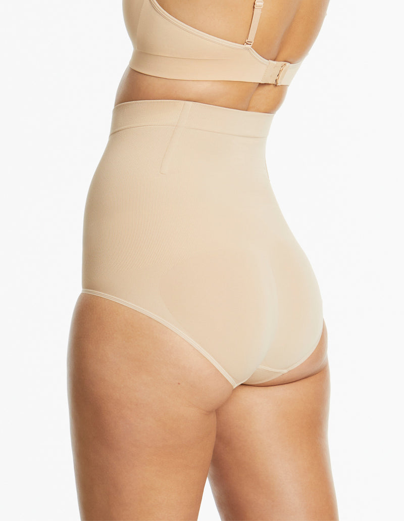 Cinch Hi-Waisted Full Brief - Rose Dust