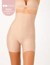 Laser Shape Hi-Waisted Mid Thigh Short - Praline