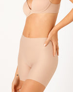 Laser Shape Mid Thigh Short - Praline