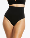 Soft Fusion Hi Waisted G String - Black