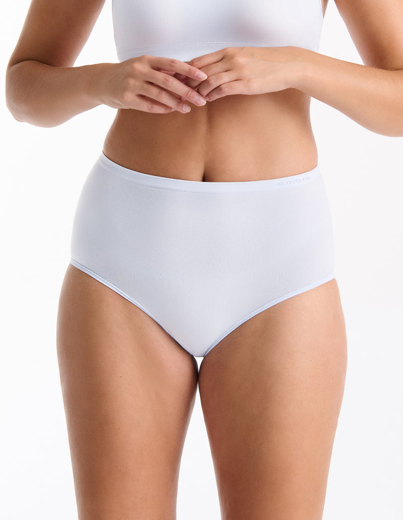 Pure Basics Modal Full Brief 2 Pack - Aura Blue