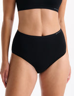 Pure Basics Modal Full Brief 2 Pack - Black