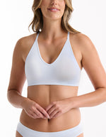 Pure Basics Modal Triangle Bralette - Aura Blue
