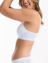 Pure Basics Modal Triangle Bralette - Aura Blue