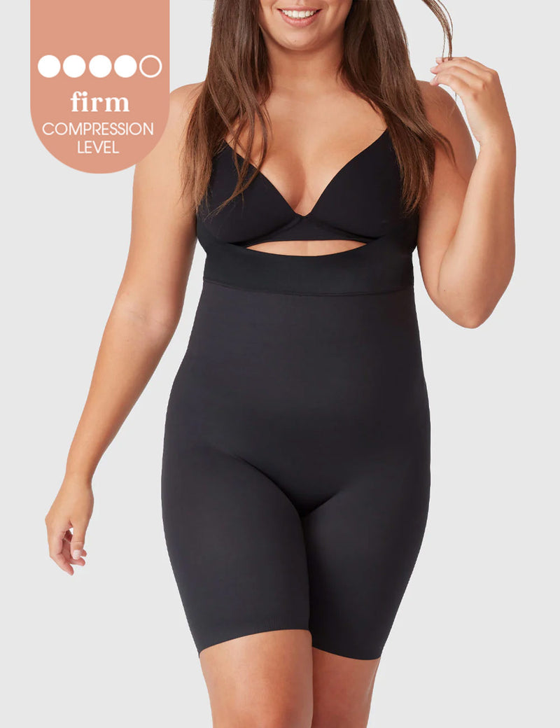 Micro Grip Underbust Jumpsuit - Black