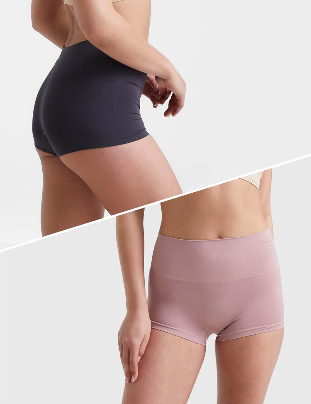 Seamless Smoothies  A double layer waistband for gentle smoothing
