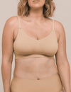Curvesque Support Wirefree Bra - Nude
