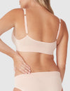 Bamboo Maternity Crossover Crop - Putty Pink - Ambra Corporation 