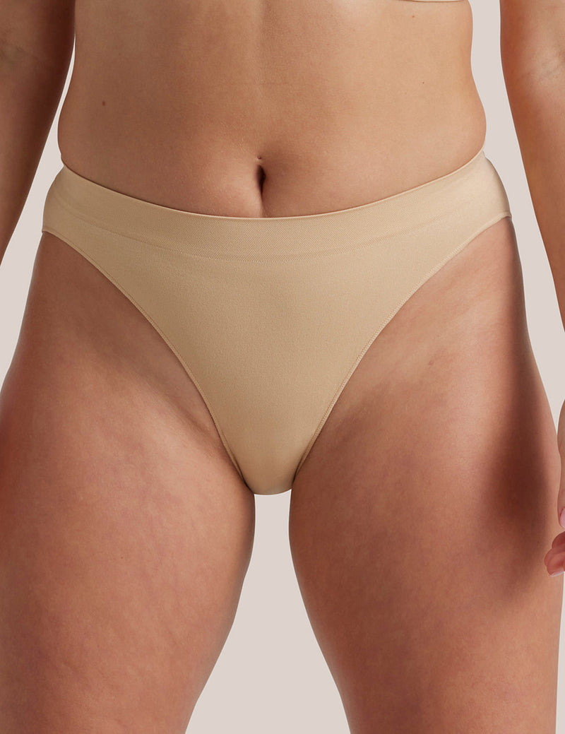 Rose Beige Bare Essentials Bikini front view