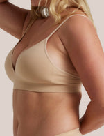 Rose Beige Bare Essentials Moulded Wirefree Bra side view